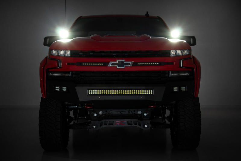 LED Light Kit | Ditch Mount | 3" OSRAM | Wide | Chevy Silverado 1500 (19-26)