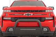 LED Light Kit | Grille Mount | 10" Chrome Slimline Pair | Chevy Silverado 1500 (19-22)