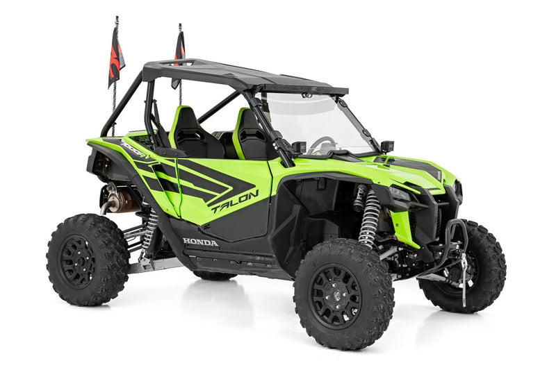 Whip Mount | Bed |  4' Multl-Color LED Whip Pair | Honda Talon 1000 