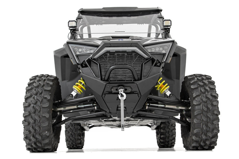 LED Light Kit | "A" Pillar Mount | 2" Black Pair | White DRL | Polaris RZR PRO XP 