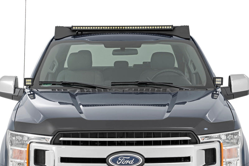 LED Light Pair | Ditch Mount | 2" Black DRL | Ford F-150 (15-25)/F-150 Lightning (22-25) 