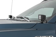 LED Light Kit | Ditch Mount | 2" Black Pair | Flood | Ford F-150 (15-25)/F-150 Lightning (22-25) 