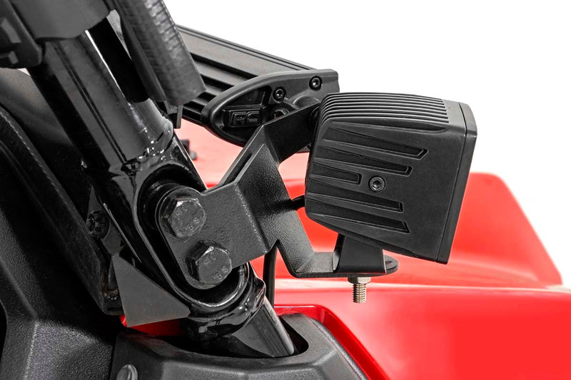 LED Light Kit | Cage Mount | 2" Black Pair | Honda Pioneer 1000 