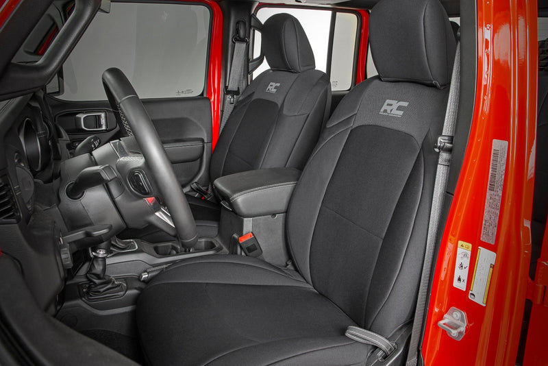 Seat Covers | Front and RR w/ Cup Holder | Jeep Gladiator JT 4WD (2020-2025)