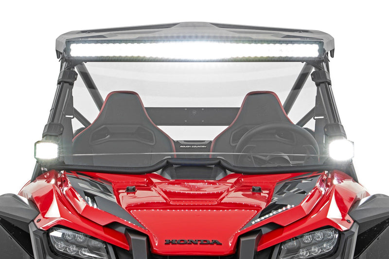 LED Light Kit | Front Mount | 40" Black Dual Row | Honda Talon 1000 