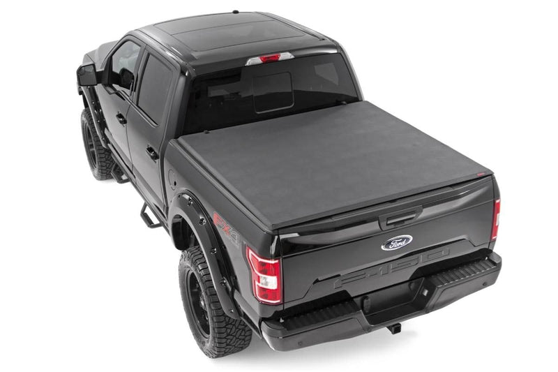Soft Tri-Fold Bed Cover | 5'7" Bed | Ford F-150 (21-26)/F-150 Lightning (22-26)