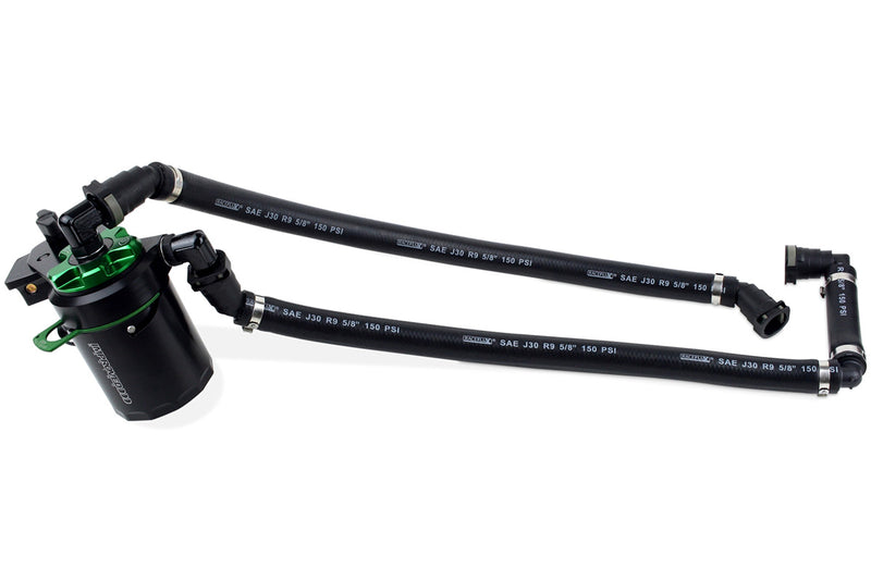 Improved Racing CCS-CH-100 oil catch can kit for Dodge Charger and Challenger Hellcat, Redeye and Demon