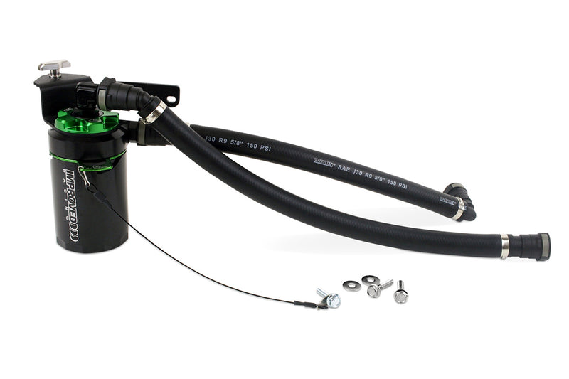 Improved Racing CCS-CH-104 oil catch can kit for Dodge Durango SRT Hellcat and Jeep Grand Cherokee Trackhawk