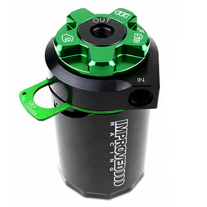 Improved Racing CCS Oil Catch Can Kit for Ranger Raptor, Green