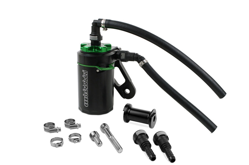Improved Racing CCS-GM-101 oil catch can kit for GM Gen III and IV LS engines