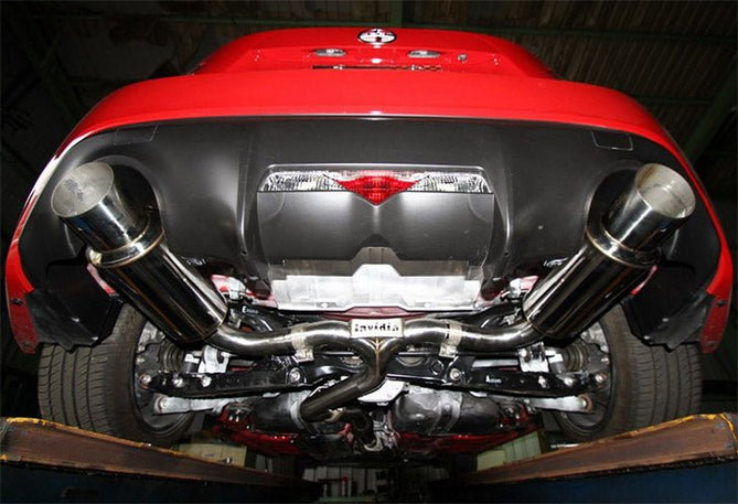 Invidia [13-24 BRZ / 13-16 FRS/ 17-21 GT86 / 21-24 GR86] N1 Cat back Exhaust Burnt Titanium Tips | HS12SSTGTT