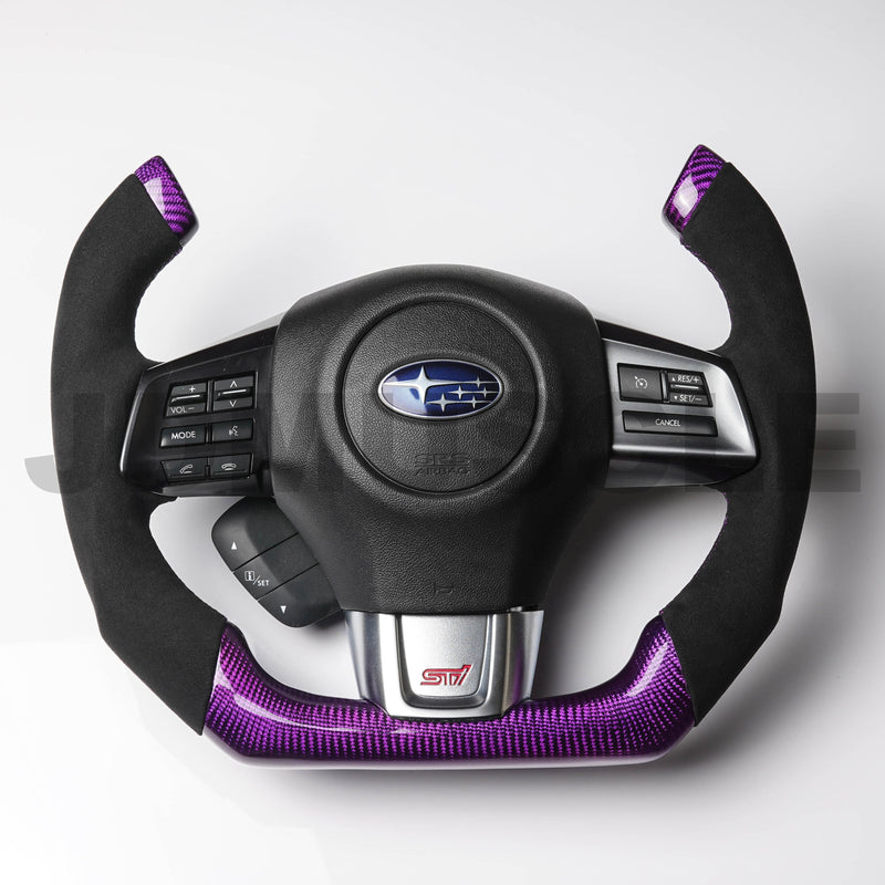 JDMuscle 15-21 WRX/STI Custom Carbon Fiber Steering Wheel