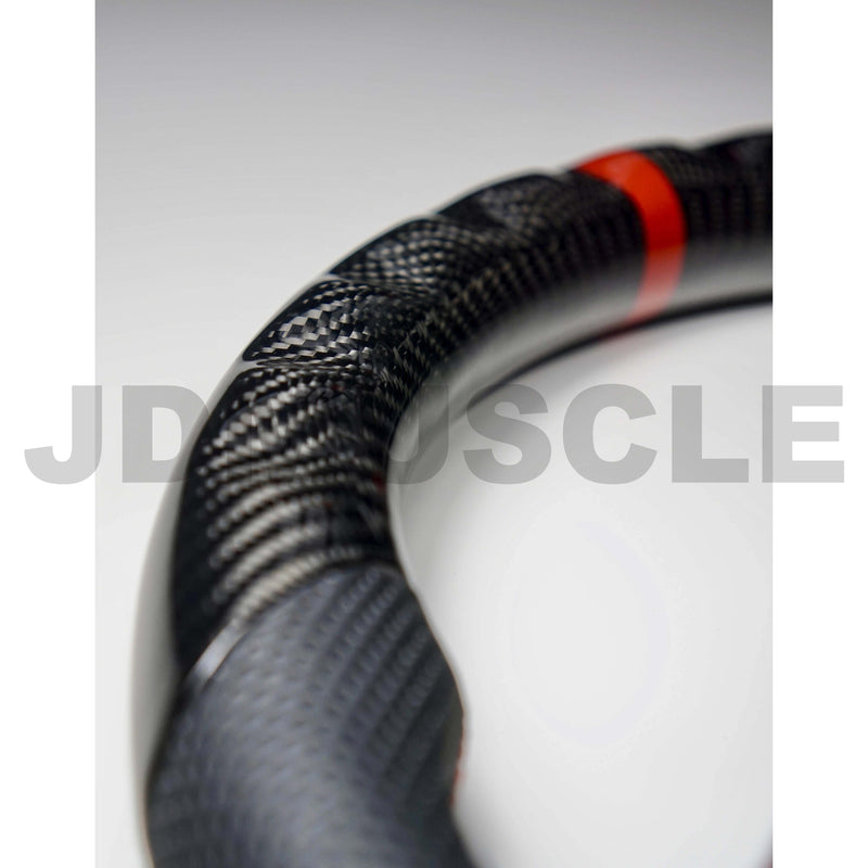 JDMuscle 15-21 WRX/STI Custom Carbon Fiber Steering Wheel
