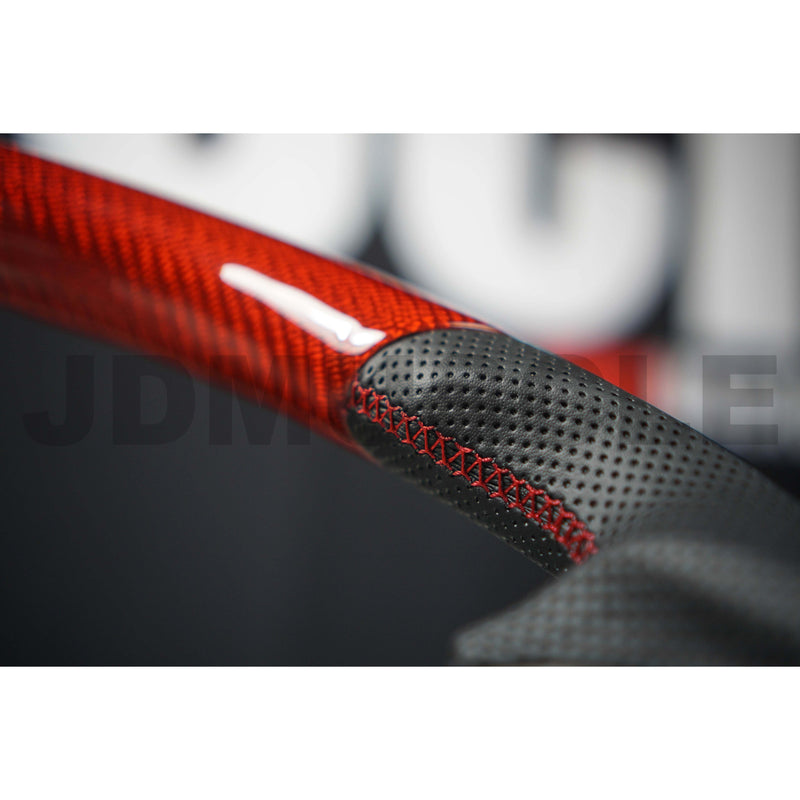 JDMuscle 15-21 WRX/STI Custom Carbon Fiber Steering Wheel