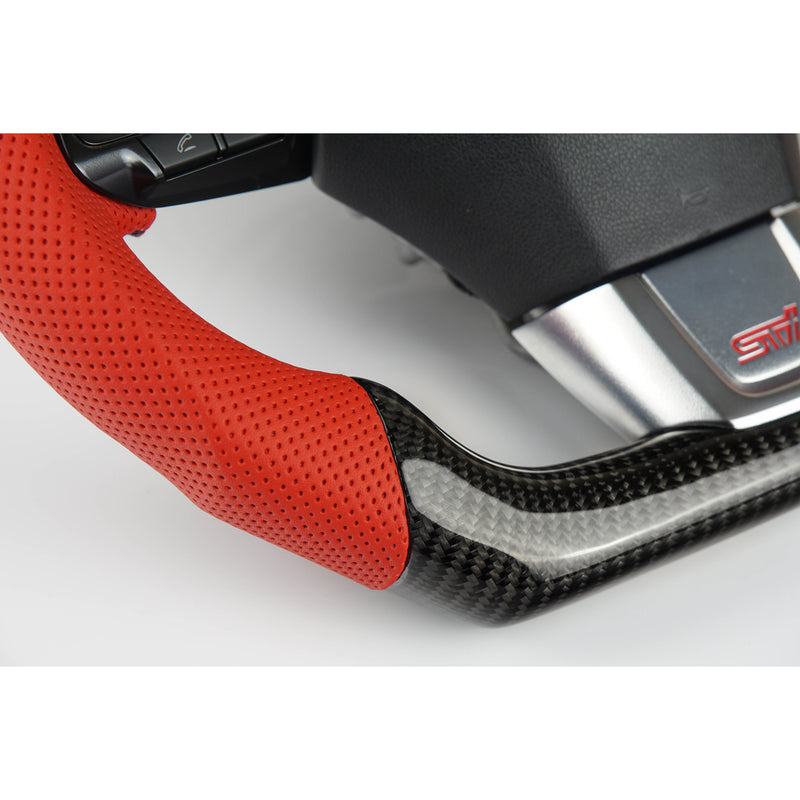 JDMuscle 15-21 WRX/STI Custom Carbon Fiber Steering Wheel