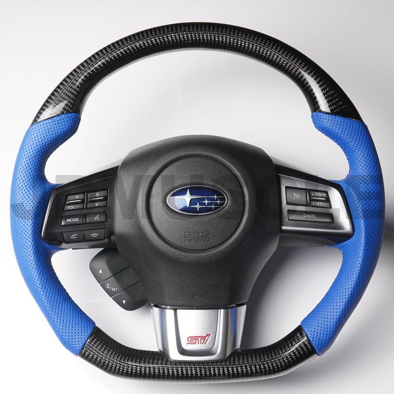 JDMuscle 15-21 WRX/STI Custom Carbon Fiber Steering Wheel