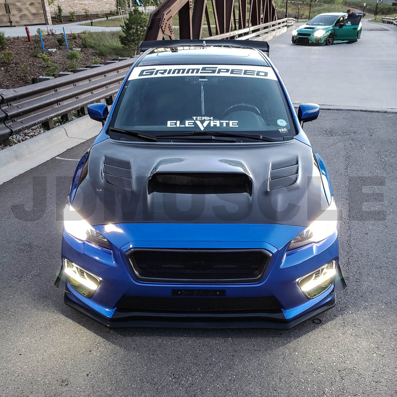 JDMuscle 15-17 WRX/STI Carbon Fiber Grille V3