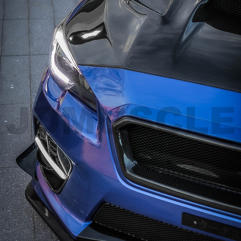 JDMuscle 15-17 WRX/STI Carbon Fiber Grille V3