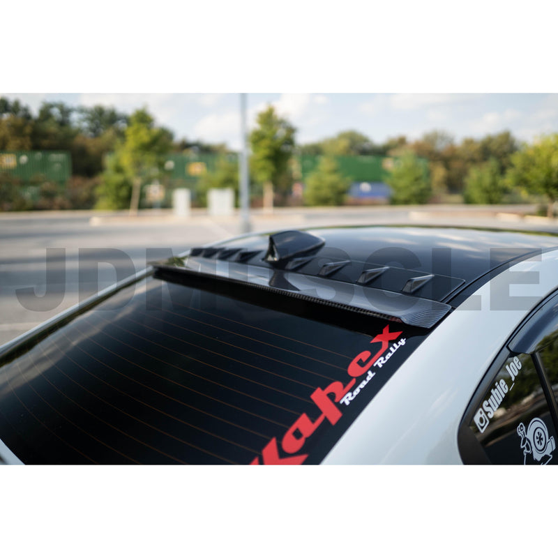 JDMuscle 15-21 WRX/STI Carbon Fiber Roof Spoiler V1