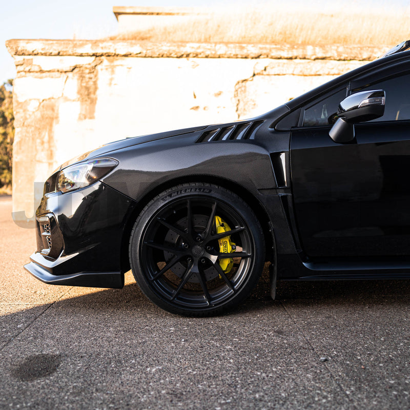 JDMuscle 15-21 WRX/STI Vented Fenders V1 | Carbo Fiber / FRP