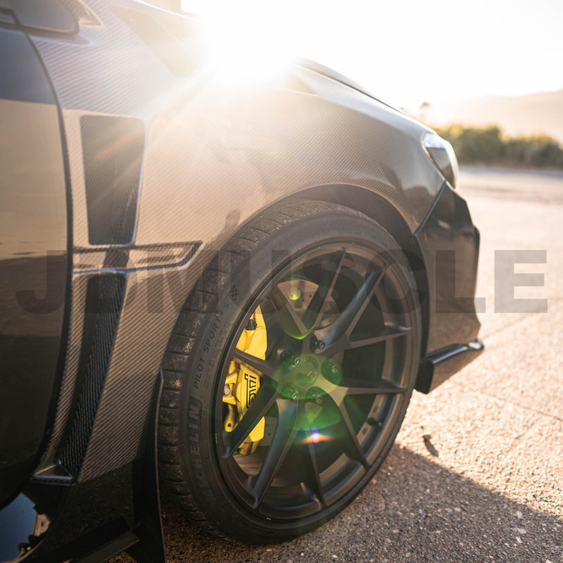 JDMuscle 15-21 WRX/STI Vented Fenders V1 | Carbo Fiber / FRP
