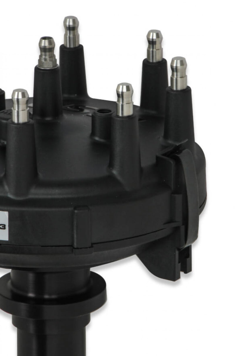 MSD Black Chevy Low-Profile Crank Trigger Distributor