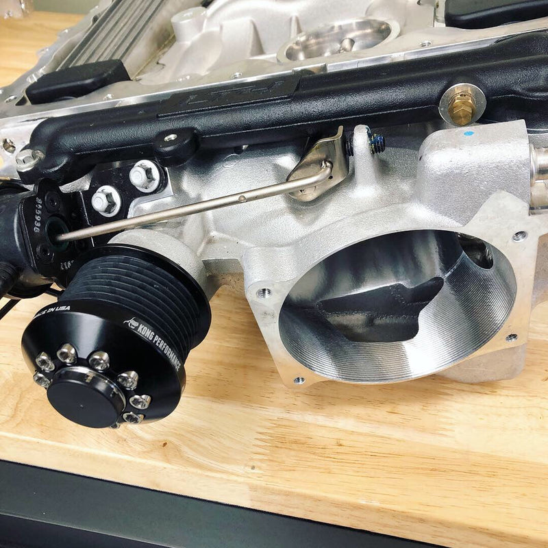 Kong Performance CNC ported LT4 supercharger and snout