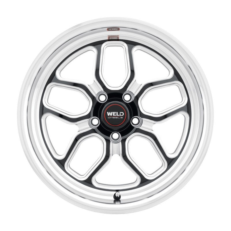 Weld Racing Laguna Drag - 18x5 / 5x114.3 / ET -23 / BS 2.1 / 78.1 CB - Gloss Black Mille DIA