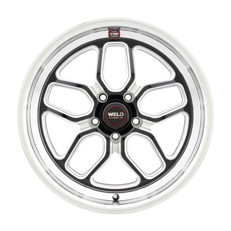 Weld Racing 19x9 Laguna 5x120 ET38 BS6.5 Gloss BLK MIL DIA 72.56