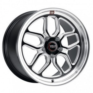 Weld Racing 19x9 Laguna 5x120 ET38 BS6.5 Gloss BLK MIL DIA 72.56