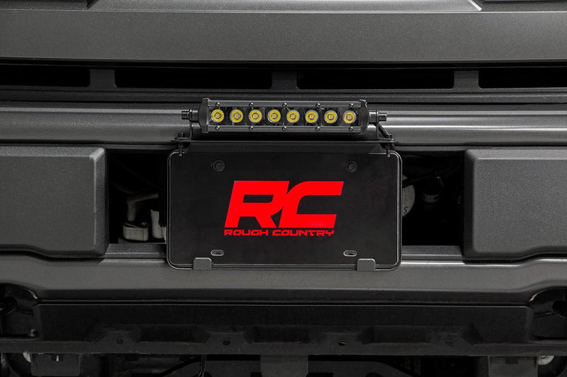 LED Light Kit | License Plate Mount | 8" Single Row Black Series