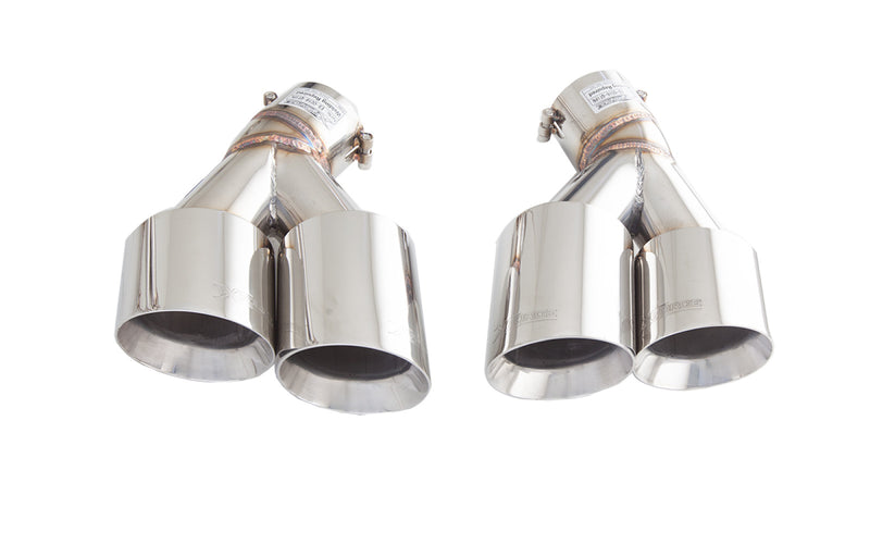 XForce Chevrolet Camaro SS / LT1 / ZL1 2016 Quad Tip option (twin 4" TIP ONLY) (for Xforce system only will NOT fit OEM)