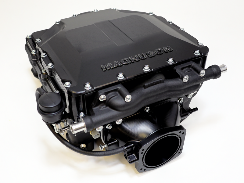 Magnuson TVS2650 supercharger installed on a C8 Corvette