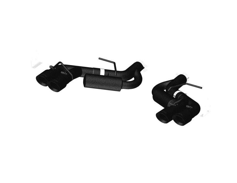 MBRP 16-19 Chevy Camaro V8 6.2L 6spd 3in Black Race Dual Axle Back w/ 4.5in Quad Dual Wall Tips  (Grand Opening Unit, discounted, 1 avail)