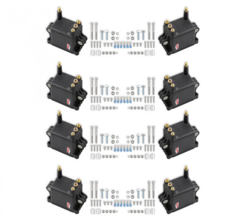MSD Ignition Coil - High Output - Black - 8-Pack