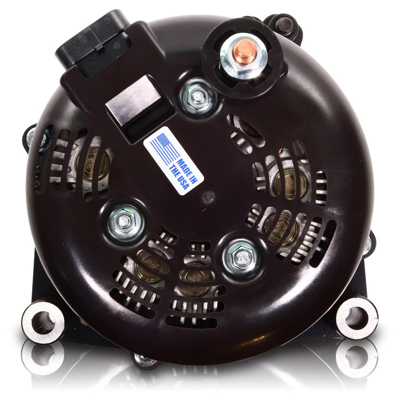 Mechman Elite Series Billet Alternators B8302370, 12 V, 370 amps, Anodized, Serpentine, Buick, Cadillac, Chevy, GMC, Hummer,
