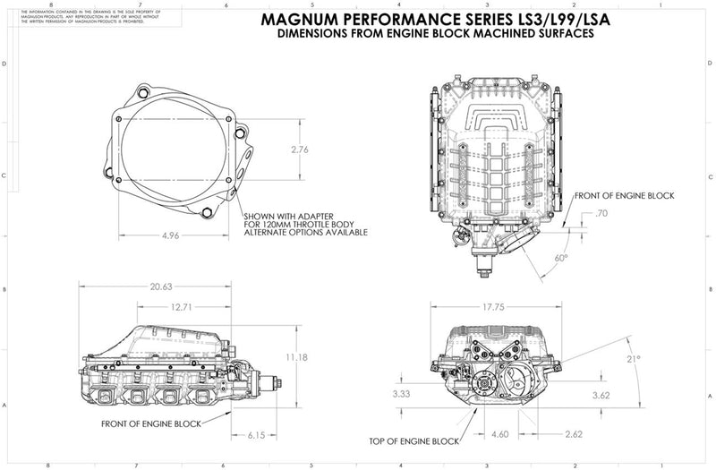 2010+ Chevrolet Camaro LS3/L99 Magnum TVS2650 Supercharger System