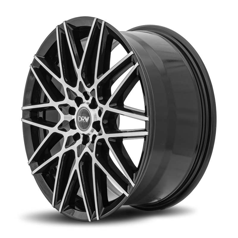 DRW Wheels D17 18x8 5x105/114.3 40 73.1 Gloss Black