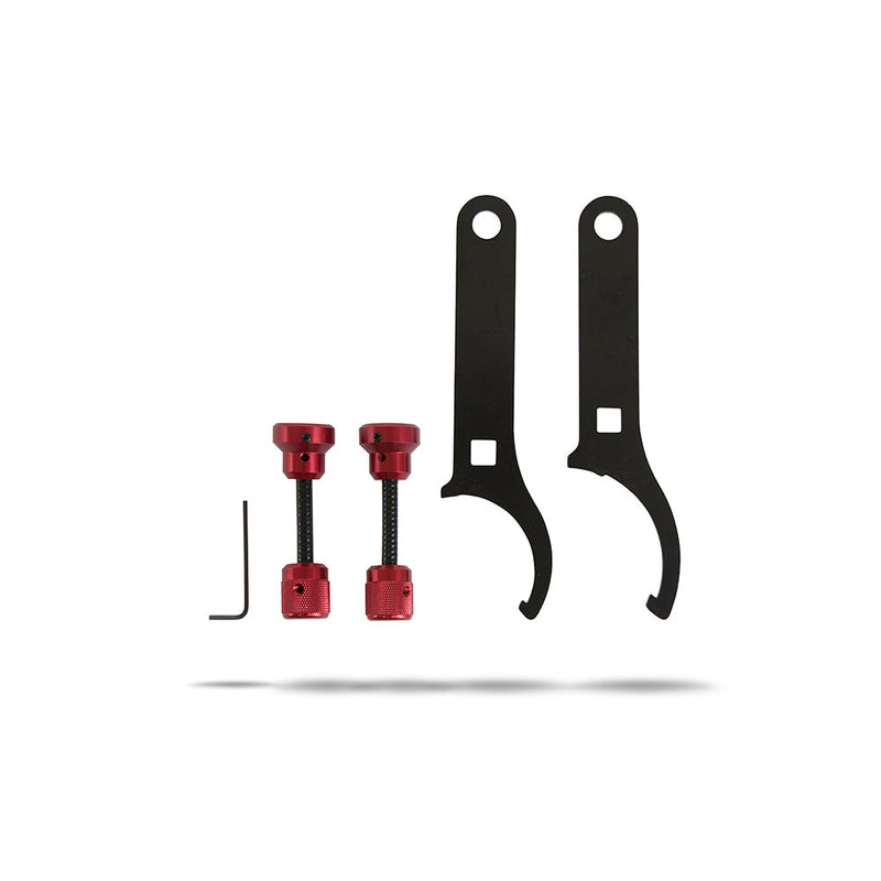 Pedders PED-160086 Camaro coilover kit components