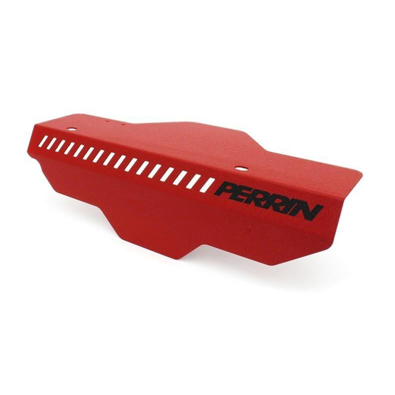 Perrin [02-14 WRX, 04-21 STI] Belt Cover Black - Black/Red/Neon Yellow| PSP-ENG-150