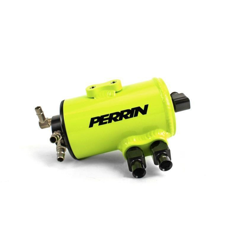 Perrin [02-07 WRX/STI] Air Oil Separator - Neon Yellow | PSP-ENG-605NY