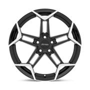 PE P1A 17X8 5X120 76 G-BLK MACH +35