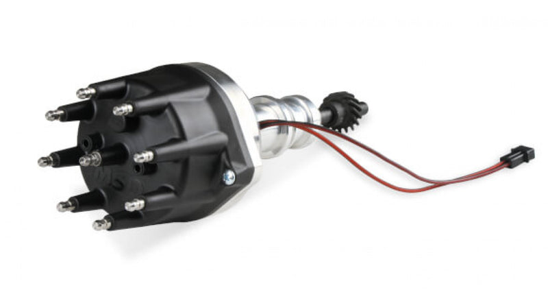 MSD Distributor Ford 289-302, Pro Billet, Small Black Cap, Steel Gear