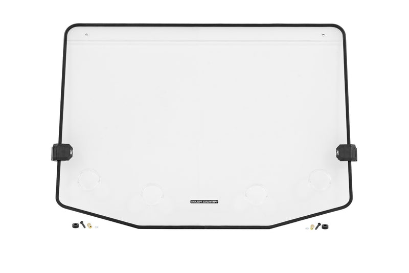 Vented Full Windshield | Scratch Resistant | Polaris RZR XP 4 1000 