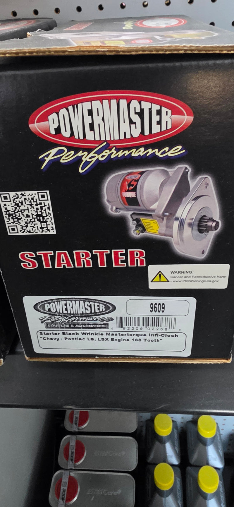 Open box Powermaster 9609 starter