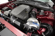 Dodge Challenger 5.7L ProCharger underhood installation