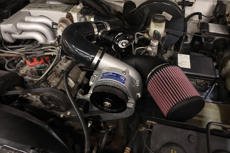 ProCharger installed on a 1994 Ford truck; manufacturer installation reference, vehicle and optional components not included