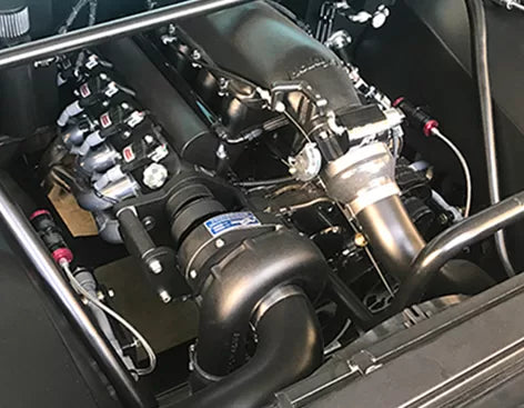 ProCharger reverse-mounted LS swap supercharger system