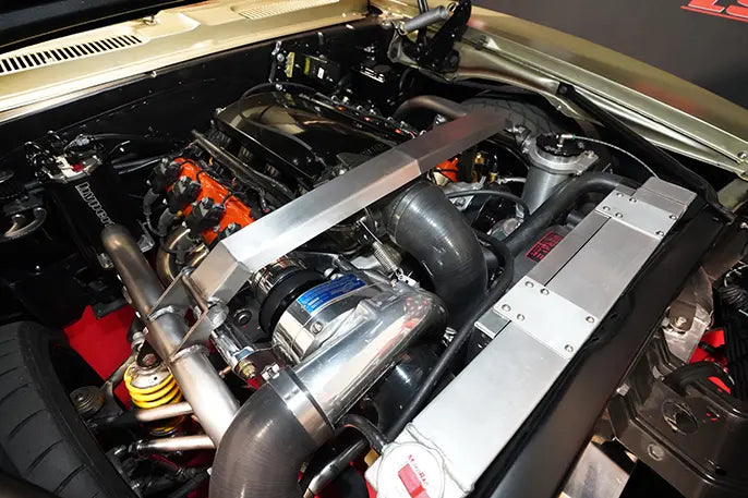 ProCharger LS reverse rotation dedicated-drive bracket system