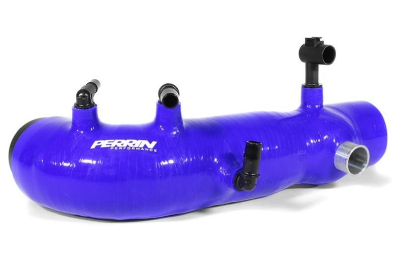 Perrin [02-07 WRX, 04-21 STI, 04-08 FXT] 2.4" Turbo Inlet Hose - Black/Red/Blue | PSP-INT-401
